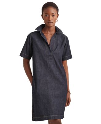 Lauren Ralph Lauren Denim Cotton Shift Dress