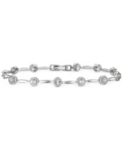 Gucci Men's Sterling Silver Diamond Pattern Bracelet YBA295676001021 -  Macy's