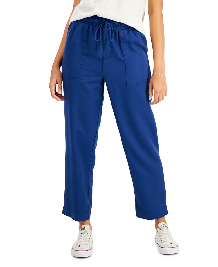 Style & Co Petite Easy Pull-On Ankle Pants, Created for Macy's - Macy's