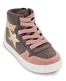 Little Girls Sneakers with Star