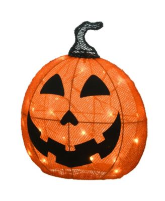 National Tree Company 16" Pre-Lit Happy Jack-O-Lantern