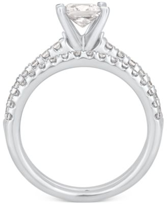 Diamond Princess-Cut Bridal Set (1-1/2 ct. t.w.) in 14k White Gold
