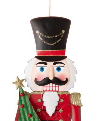 Metal Nutcracker Yard Stake or Standing Decor or Wall Decor, 36"