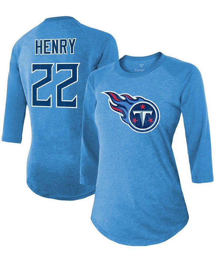 Fanatics Women's Derrick Henry Light Blue Tennessee Titans Team