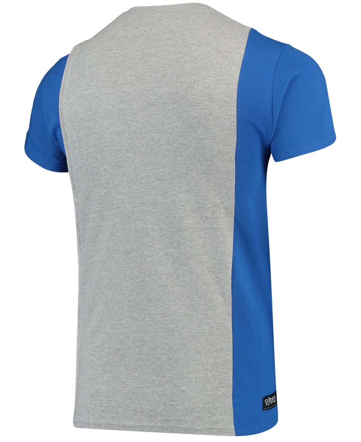 Shop Refried Apparel Men's Gray, Royal Indianapolis Colts Split T-shirt In Gray,royal Blue