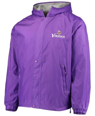 Men's Purple Minnesota Vikings Legacy Stadium Full-Zip Hoodie Jacket