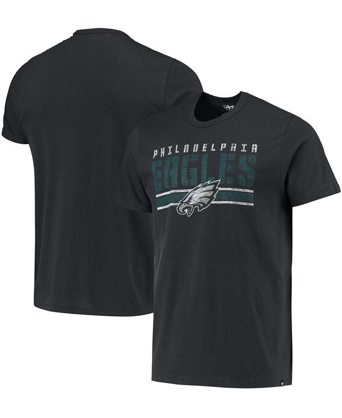 '47 Brand Men's Black Philadelphia Eagles Team Stripe Tshirt Macy's
