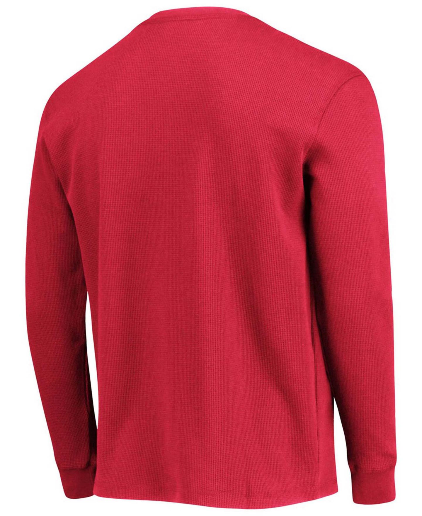 Мужская футболка Dunbrooke Scarlet San Francisco 49Ers Team Maverick Thermal Henley Long Sleeve — фото 3