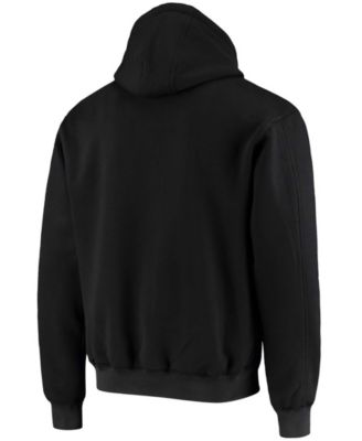 Men's Black Tampa Bay Buccaneers Craftsman Thermal Lined Full-Zip Hoodie