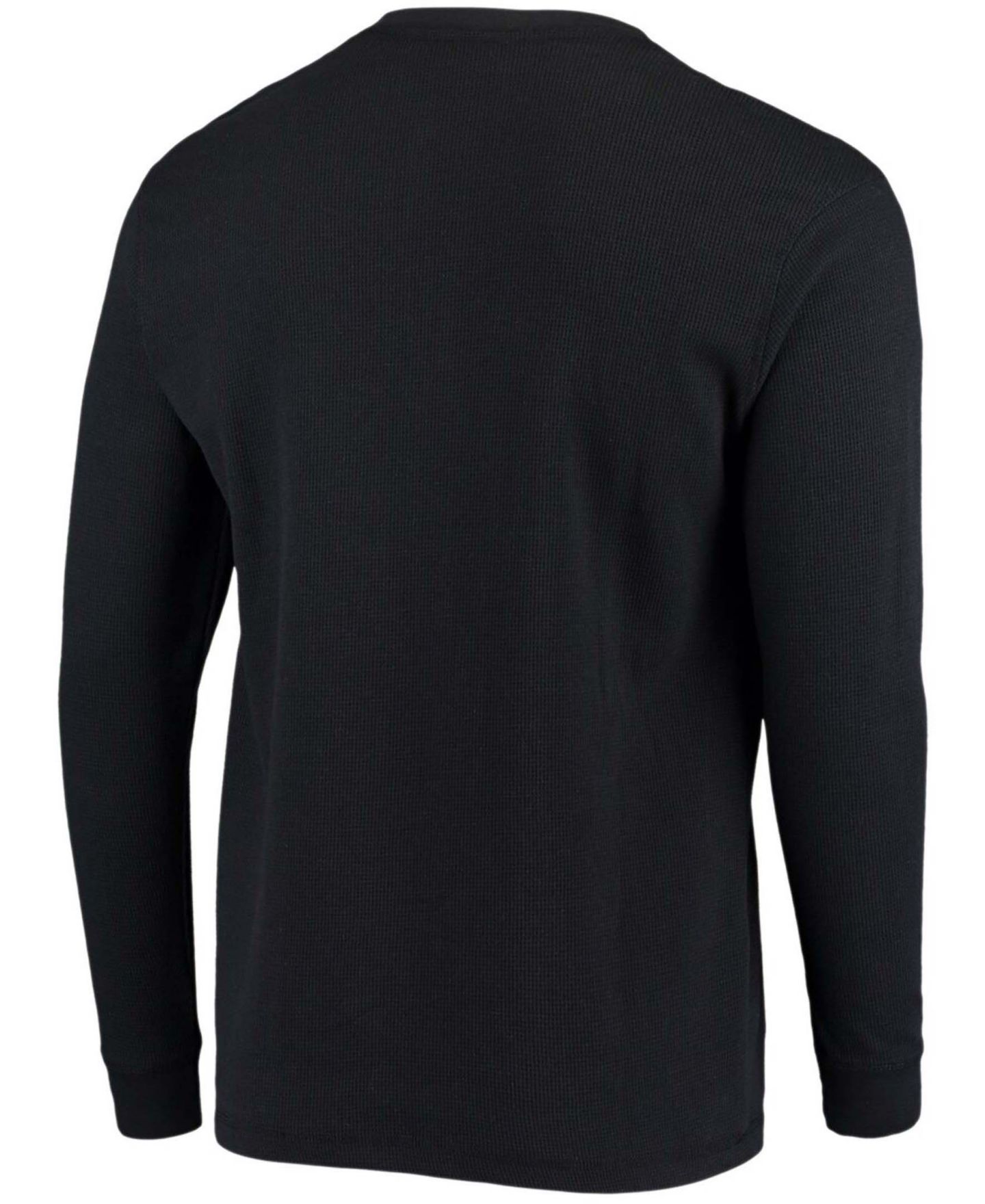 Мужская футболка Dunbrooke Black New Orleans Saints Maverick Thermal Henley Long Sleeve — фото 3