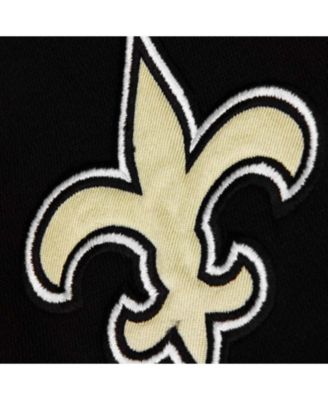 Toddler Boys and Girls Black New Orleans Saints Fan Gear Primary Logo Pullover Hoodie