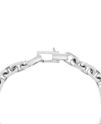 EFFY&reg; Men's Cable Link Chain Bracelet in Sterling Silver