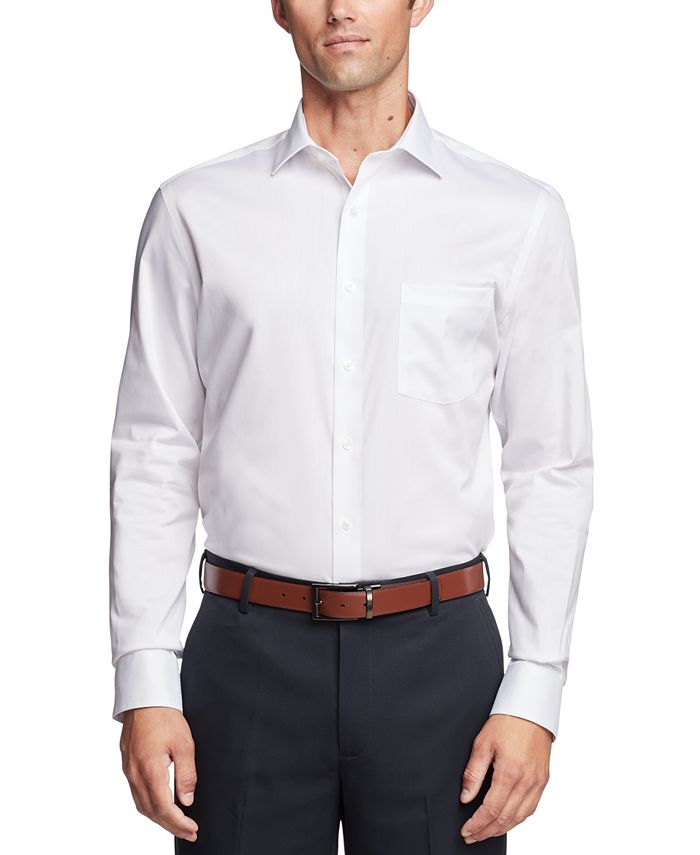 Van Heusen Men's Regular-Fit Ultraflex Dress Shirt - Macy's