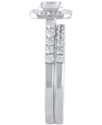 Diamond Emerald-Cut Bridal Set (1 ct. t.w.) in 14k White or Yellow Gold