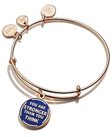 You Are Stronger Than You Think Charm Bangle