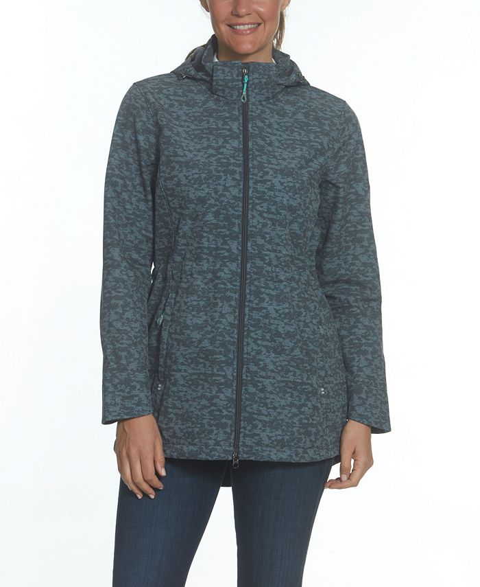 Gerry Women's Florence SoftShell Parka Coat with Detachable Hood