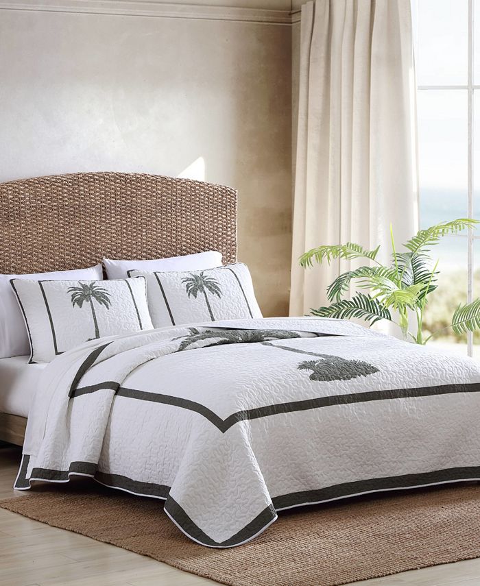 Tommy Bahama Home Tommy Bahama Palm Island Cotton Reversible Quilt ...