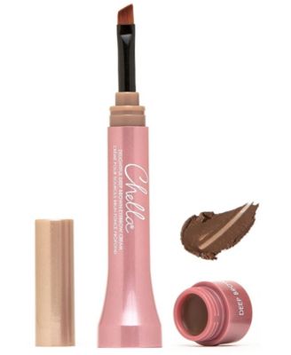 Chella Eyebrow Cream, 0.06 Oz - Delightful Deep Brown