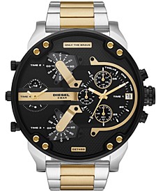 Men's Mr. Daddy 2.0 Chronograph Two-Tone Stainless Steel Bracelet Watch, 57mm