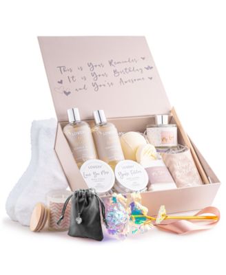 Birthday Gift Basket, Birthday Spa Gift Box, Body Care Gift Set, 20 Piece