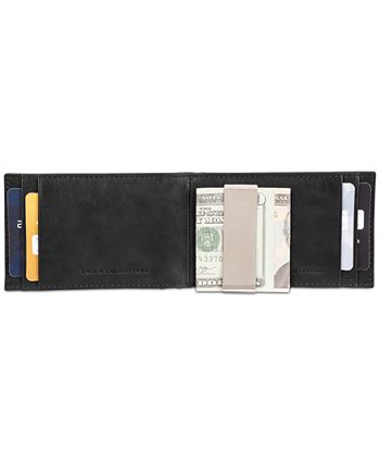 Tommy Men's RFID Front Pocket Wallet, Removable -