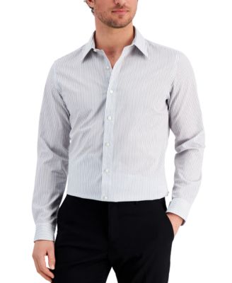 Club Room - Men's Stripe Dress Shirt