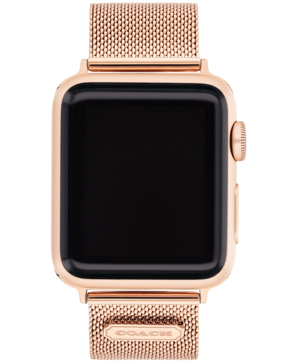 Ремешок для Apple Watch COACH сетчатый, розовое золото, 38/40/41 мм — фото 2