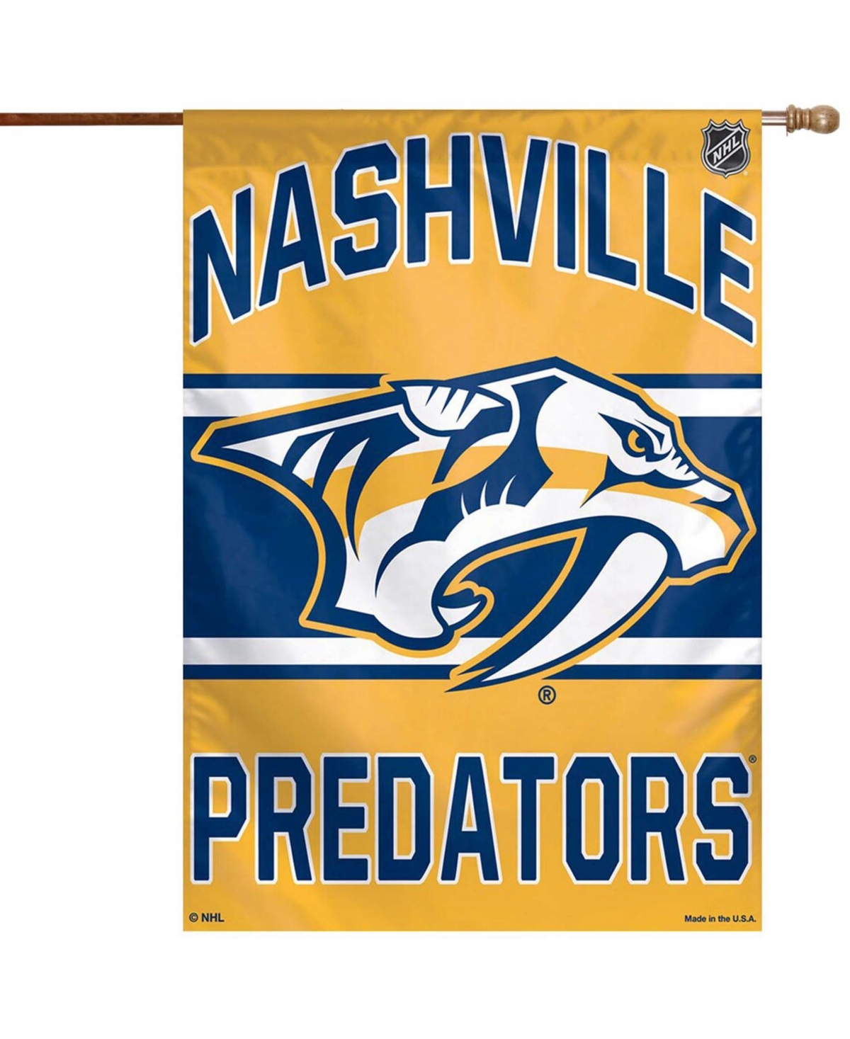 WinCraft - Nashville Predators 28" x 40" Primary Logo Single-Sided Vertical Banner - Multicolor