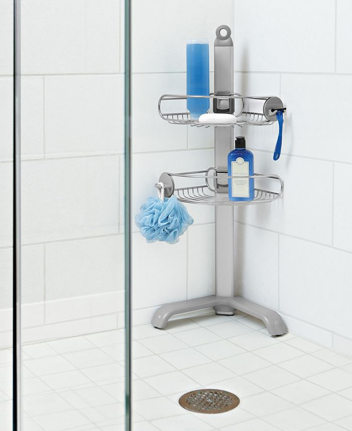 simplehuman Bath Accessories, Stainless Steel Corner Shower Caddy Macy's