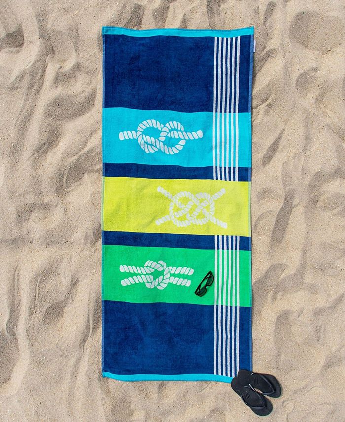Superior Neon Tiles Oversized Beach Towel - Macy's