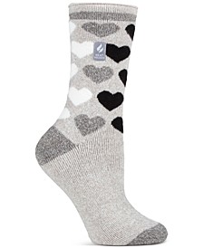 Women's Lite Jennifer Heart Crew Socks