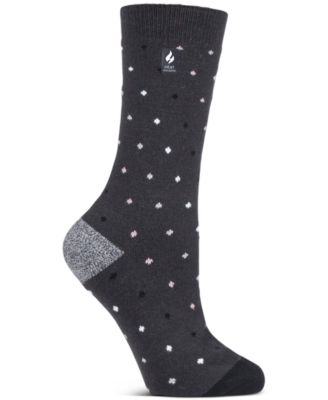 Heat Holders - Women's Ultra Lite Berry Spots Crew Socks