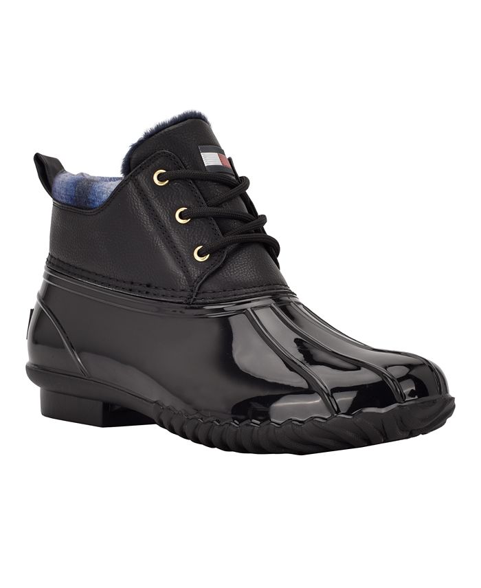 Macy's tommy hilfiger duck boots outlet