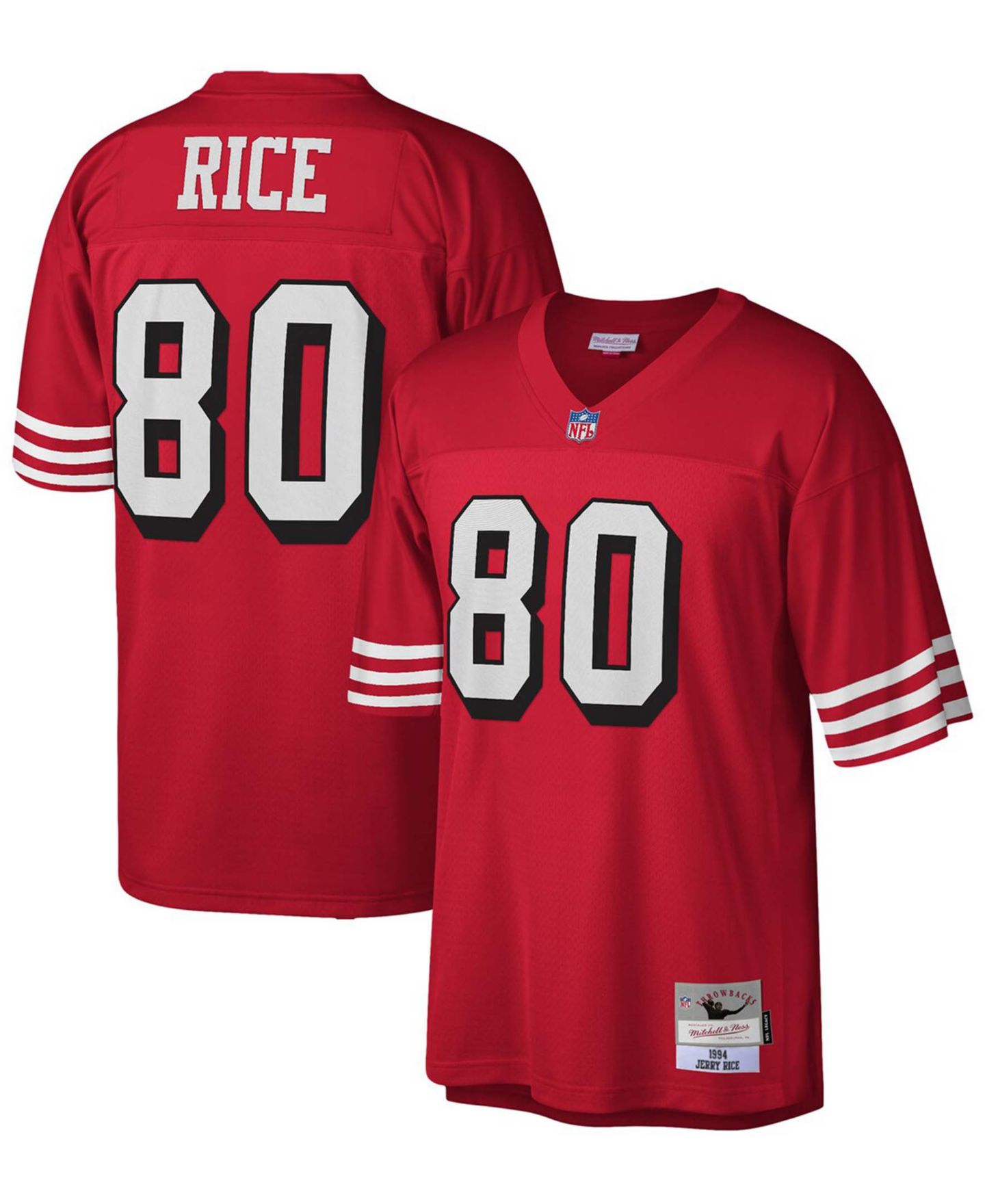 Мужской топ Mitchell & Ness San Francisco 49ers 1994 Legacy Replica Jersey - Jerry Rice — фото 1