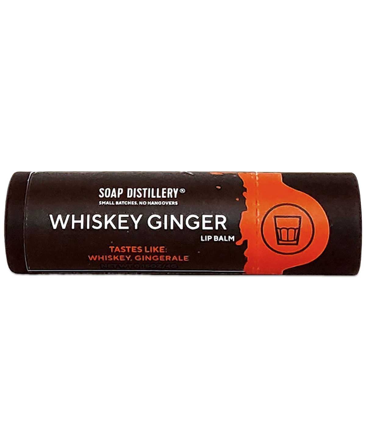 Soap Distillery Whiskey Ginger Ale Lip Balm In White