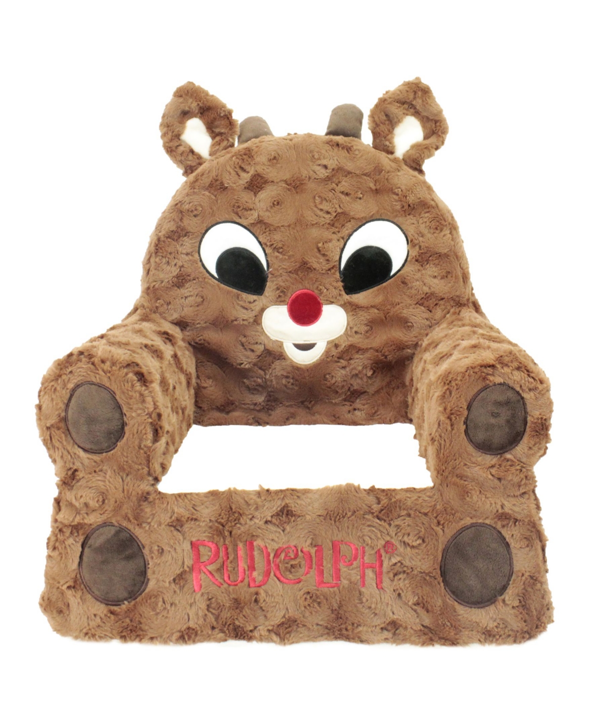 Animal Adventure Babies' Rudolph The Red-nosed Reindeer Soft Foam Character Chair In Brown