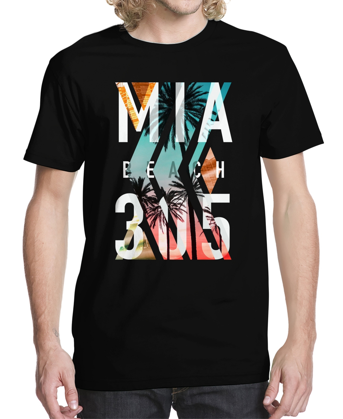 Men's 305 Mia Graphic T-shirt - Black