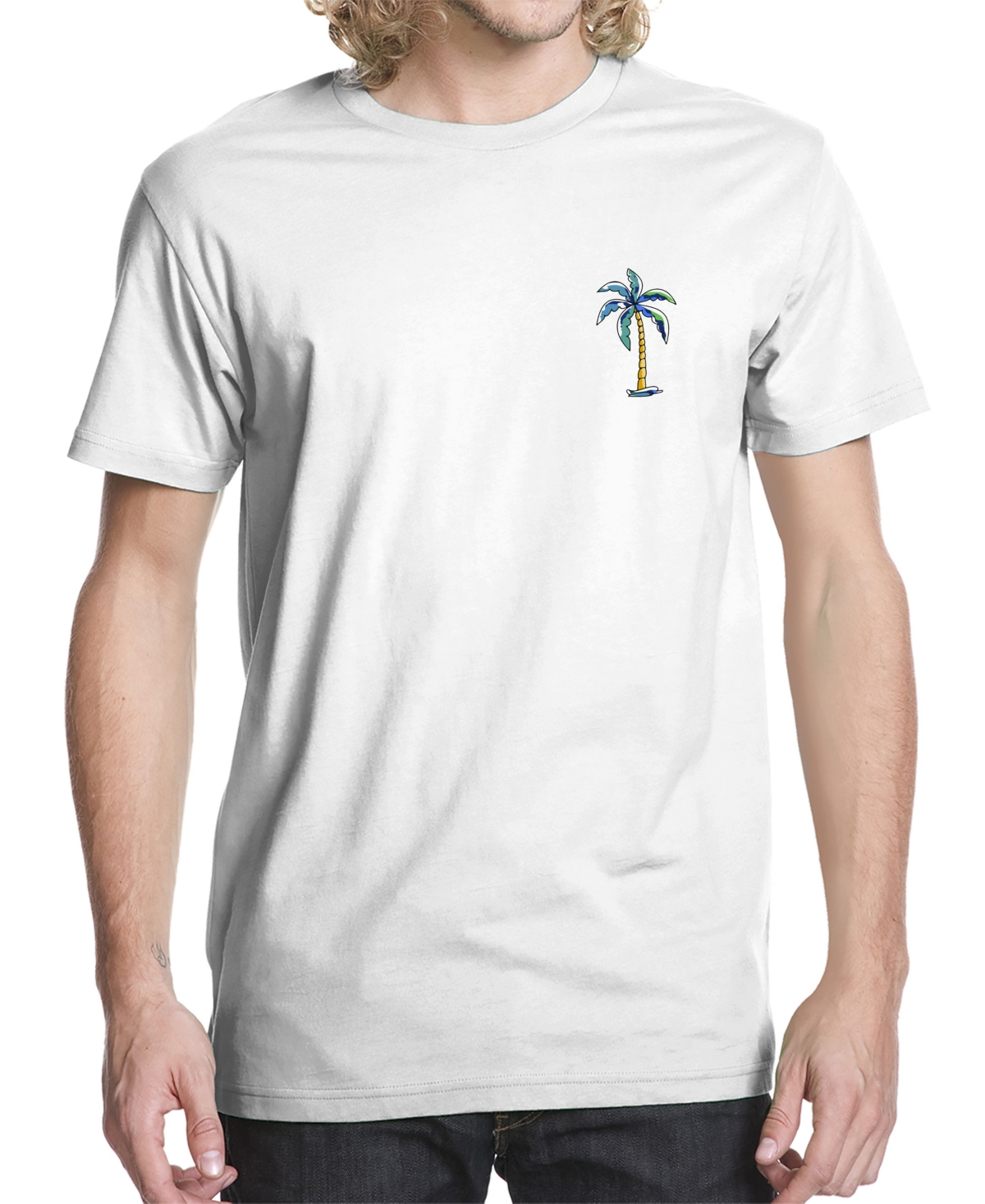 Men's Ocean Palms Graphic T-shirt - White