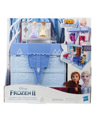 Frozen Disney Movie Pop Adventures Arendelle Castle Playset With Handle, Including Elsa Doll, Anna Doll, and 7 Accessories