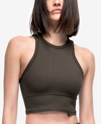 Avocado - Women's Riva Cropped Bra Tank Top