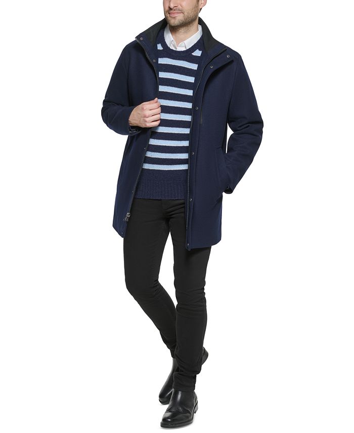Calvin Klein Men's Classic Wool Overcoat, Created for Macy's & Reviews -  Coats & Jackets - Men - Macy's