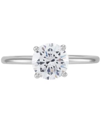 IGI Certified Lab Grown Diamond Solitaire Engagement Ring (1-1/2 ct. t.w.) in 14k White Gold