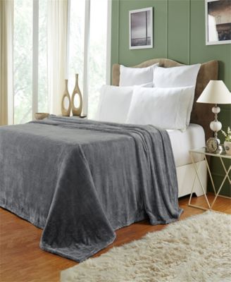 Wrinkle Resistant Plush Fleece Blanket, Full/Queen