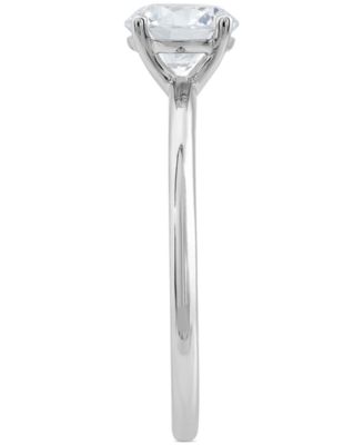 IGI Certified Lab Grown Diamond Engagement Ring (1 ct. t.w.) in 14k White Gold or 14k Gold & White Gold