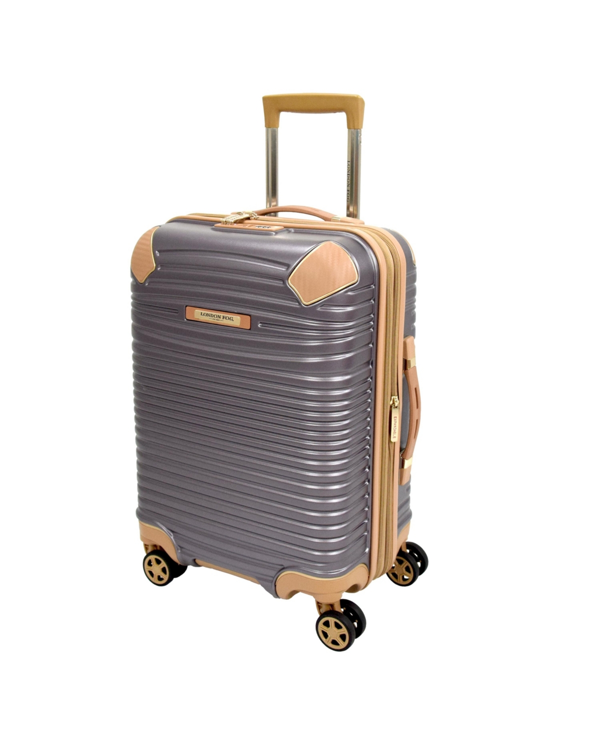 Closeout! London Fog Chelsea 20" Hardside Carry-On Spinner Suitcase - Champagne