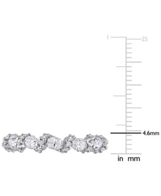 Lab-Grown Moissanite Band (1-1/4 ct. t.w.) in Sterling Silver