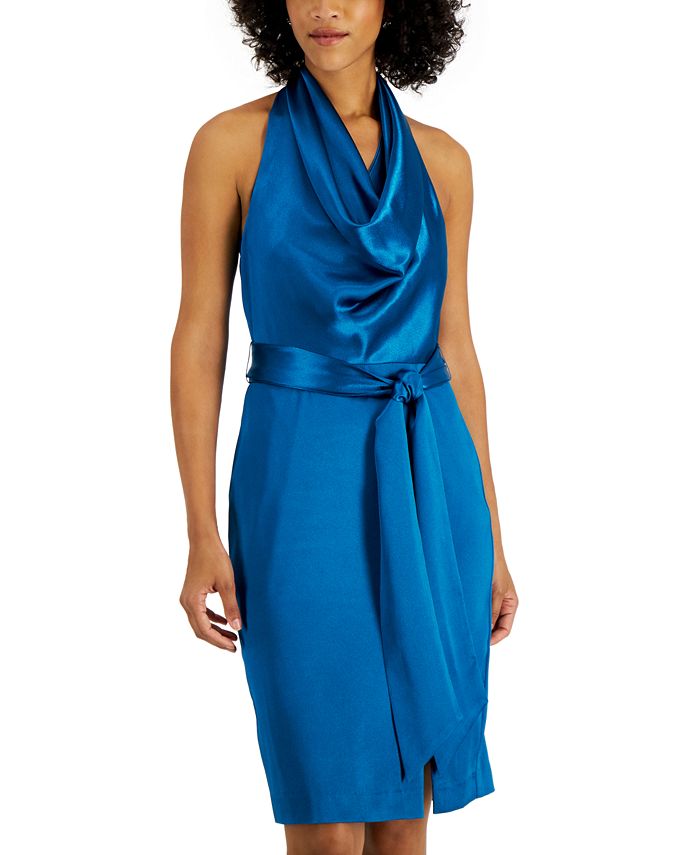 Aidan by Aidan Mattox Cowlneck Sheath Dress Macy's