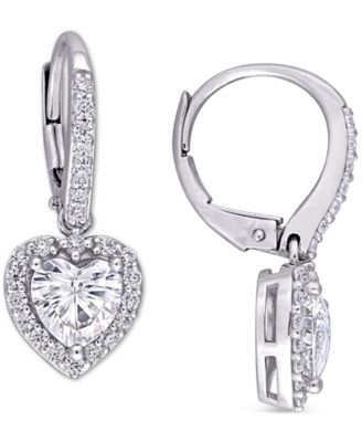 macys moissanite earrings