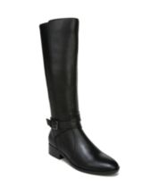 Macys black leather boots store