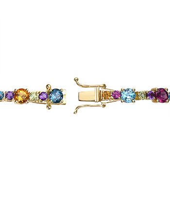 EFFY Collection EFFY® Multi-Gemstone Link Bracelet (12-1/3 ct